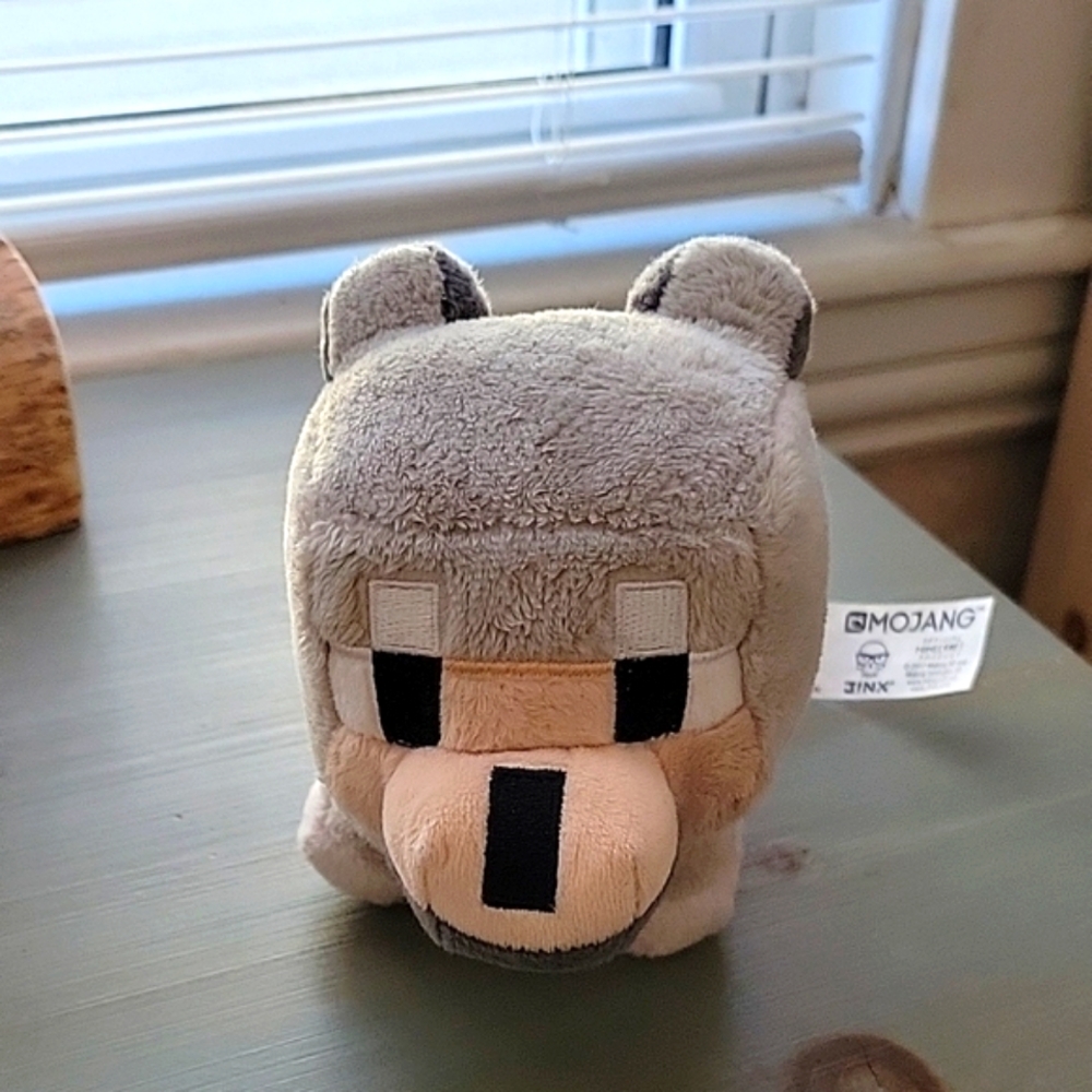 Jinx Minecraft Wolf Plush 2017 - 9"